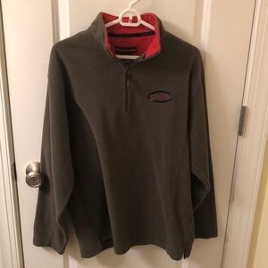 Greenish/Grey Escape Quarter Zip Pullover